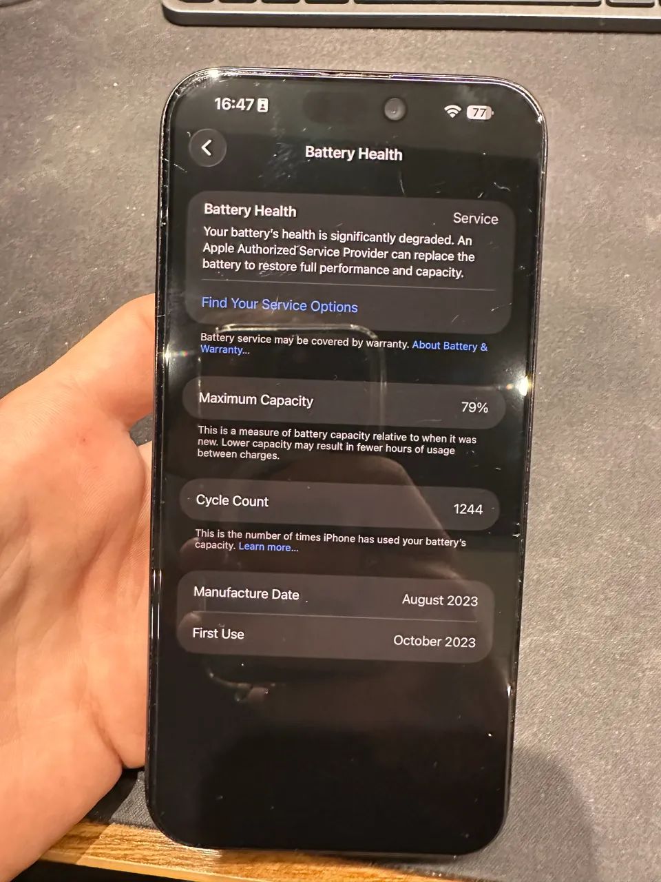 iPhone 15 Pro Max (256GB) - 79% Bateria - Foto 2