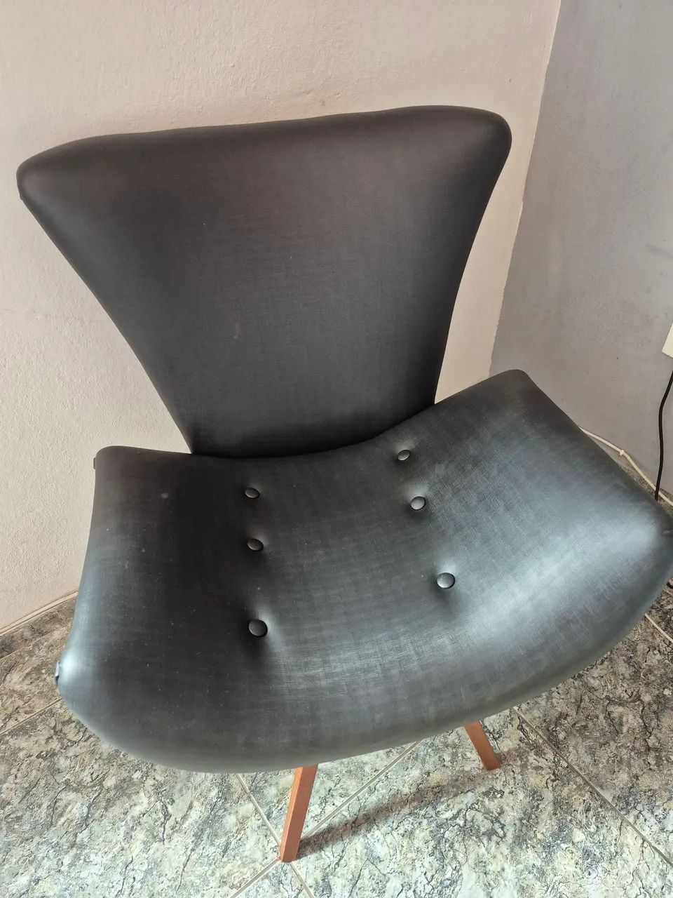 Poltrona Preta Impermeável  - Foto 3