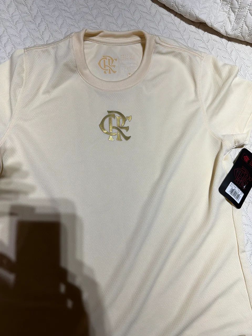 Camisa Flamengo Feminina off white - Foto 2