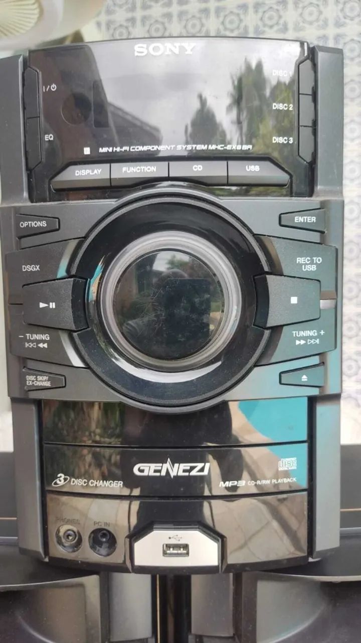 SOM MULTIPLAYER SONY GENESY MODELO HCD-EX6 - Foto 2