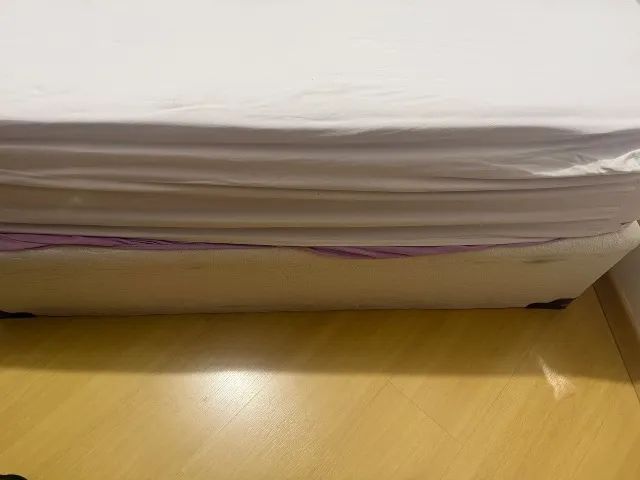 Cama box + colchão casal umaflex - Foto 2