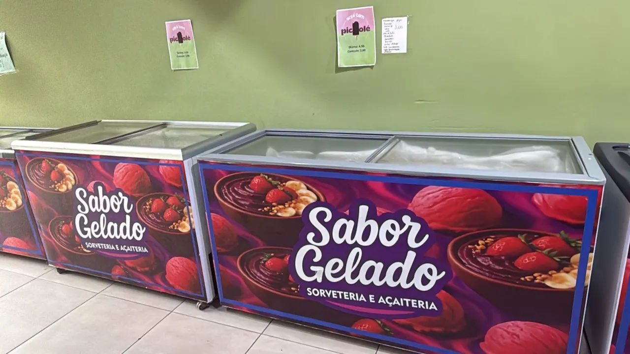 Vendo sorveteria montada com fábrica 