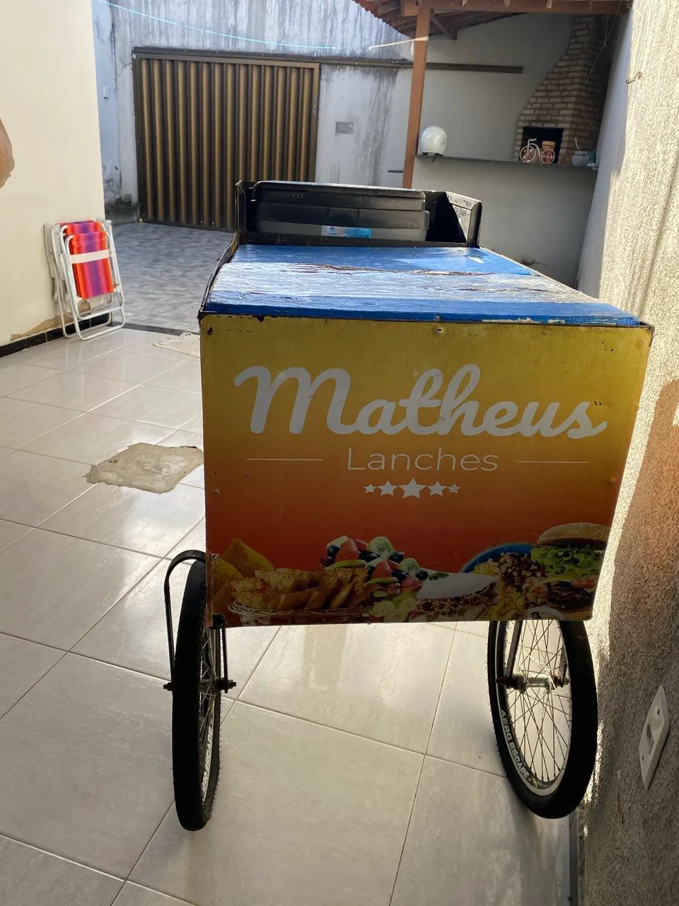 Vendo carrinho de lanche 