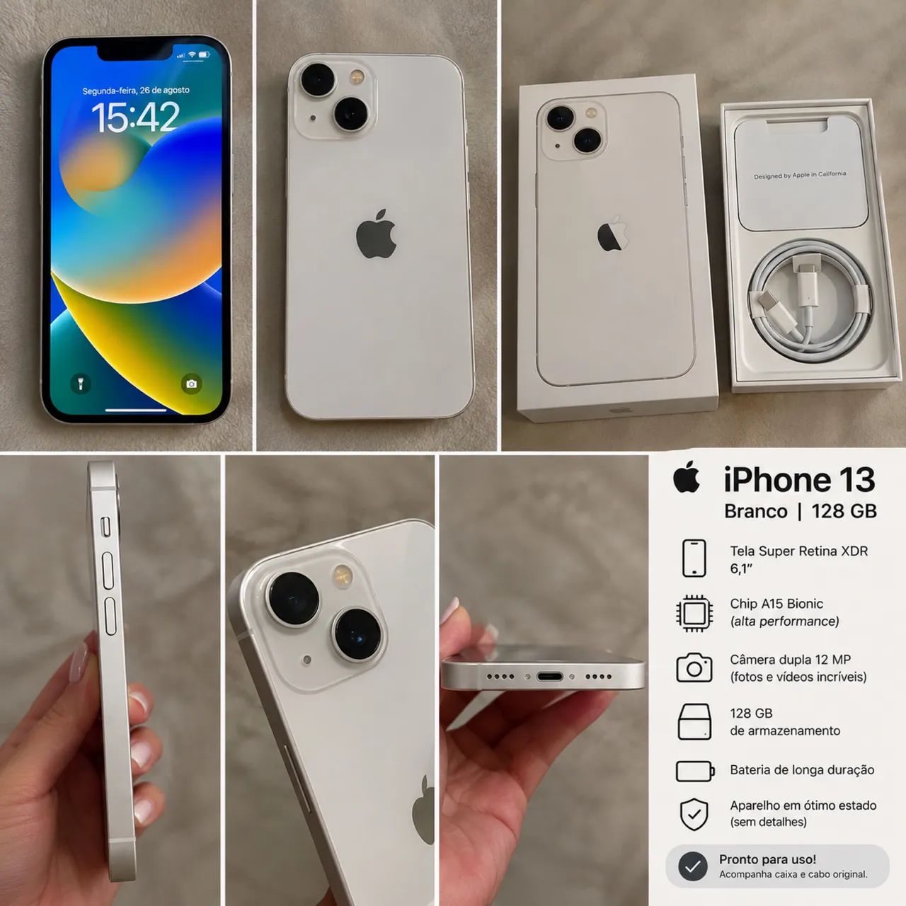 Vendo iPhone 13 único dono