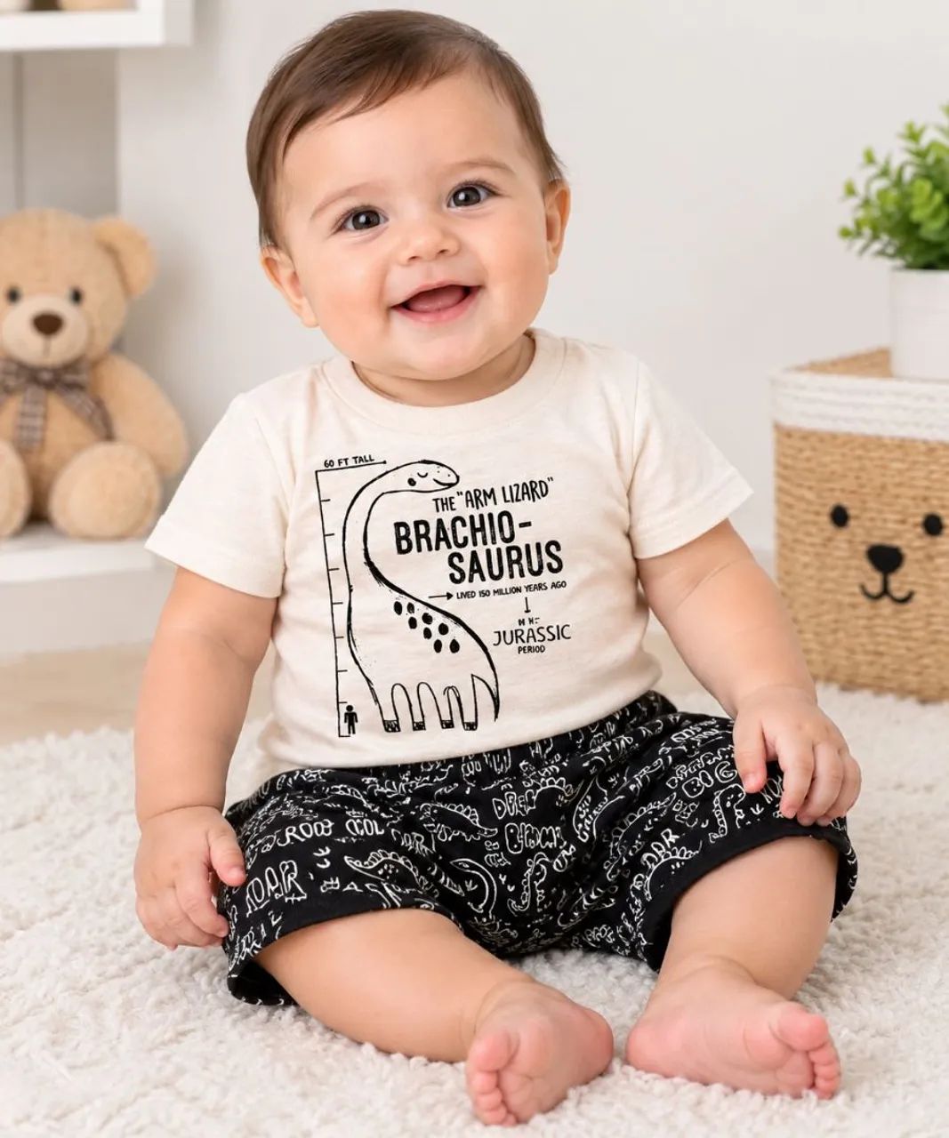 Conjunto Infantil Bebê 3 a 6 meses - Abrange 