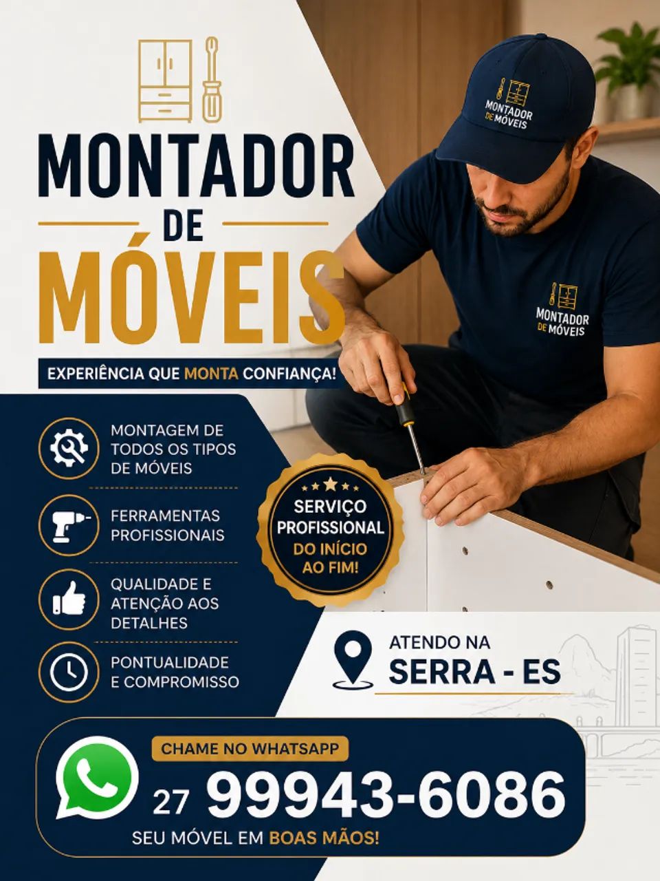 MONTADOR DE MÓVEIS NA SERRA