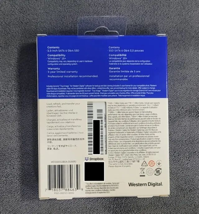 Ssd Wd Blue Sa510 De 500gb Sata Ill Para Notebook E Desktop - Foto 2