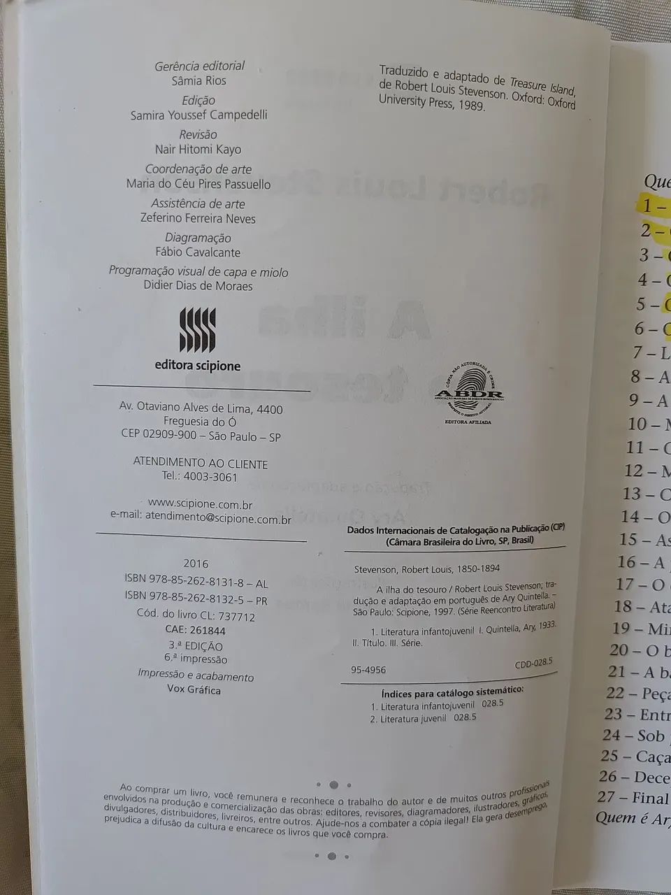 Livro A ilha do Tesouro - Foto 2