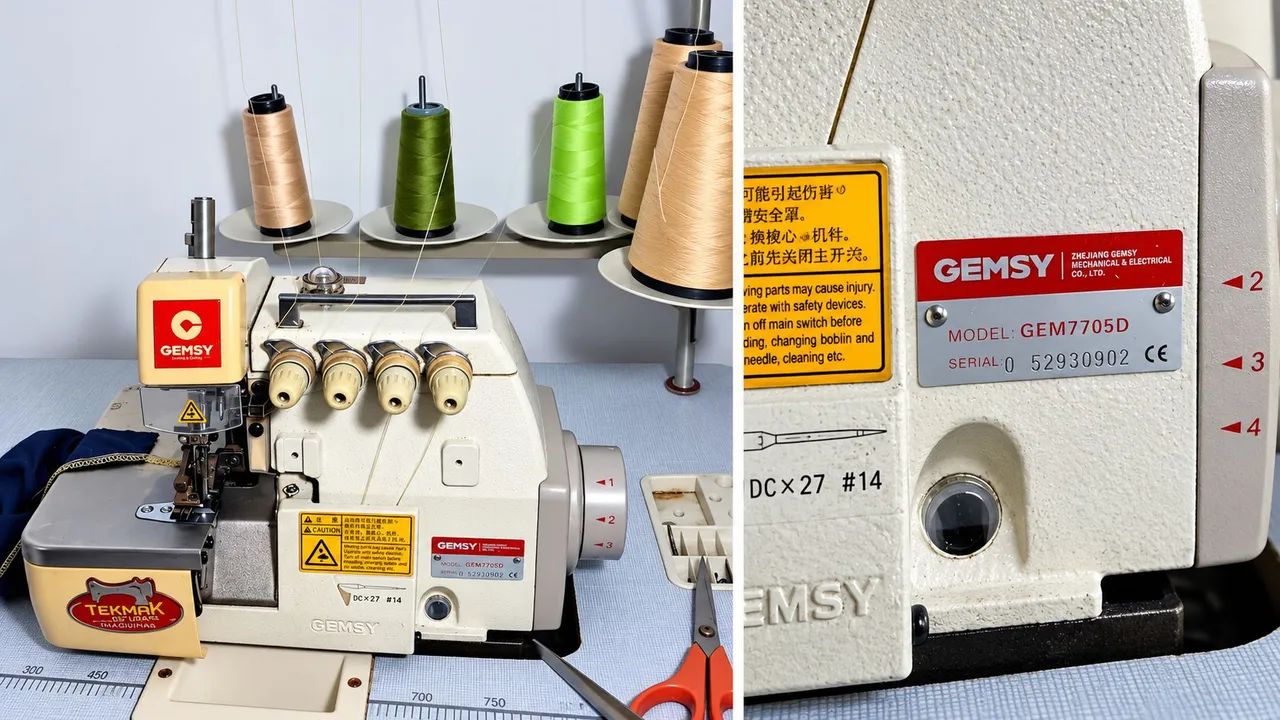 Maquina Interlock - overlock 2 agulhas e 5 fios - Foto 2