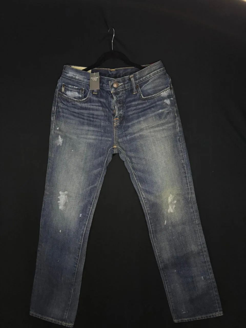 Jeans Abercrombie & Fitch COM ETIQUETA
