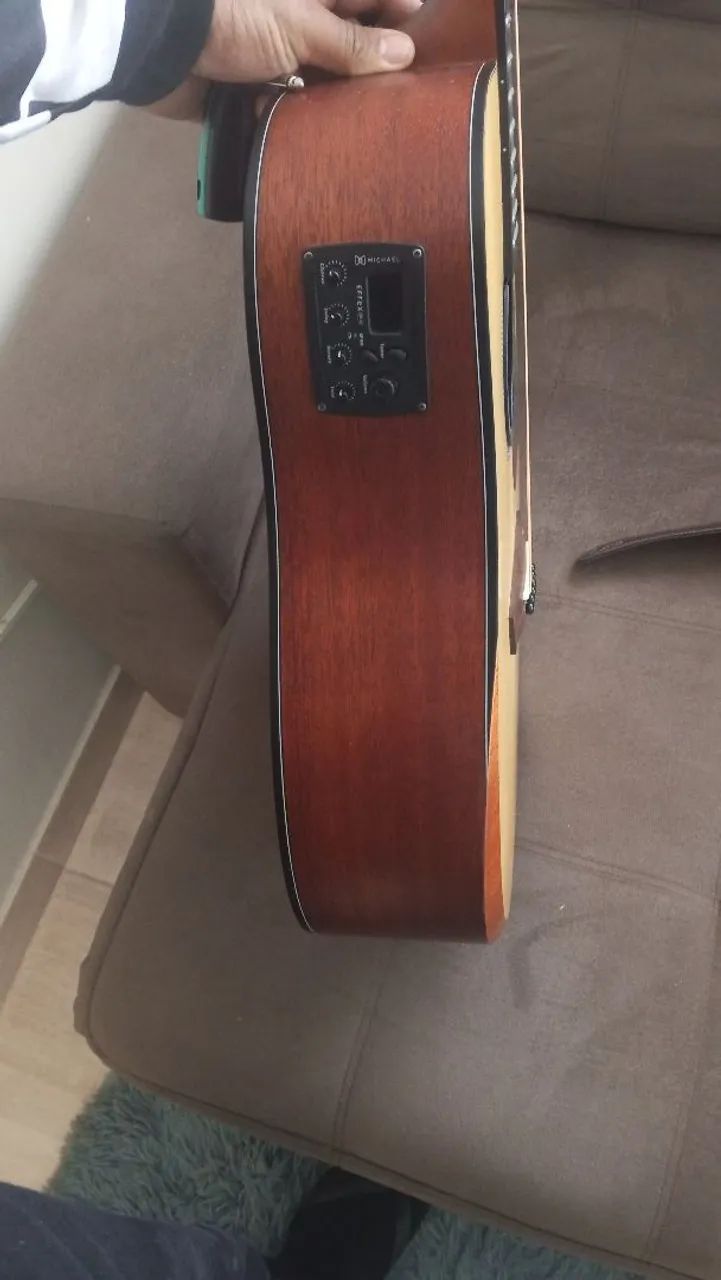 Vendo violão Michael Enigma Folk - Foto 4