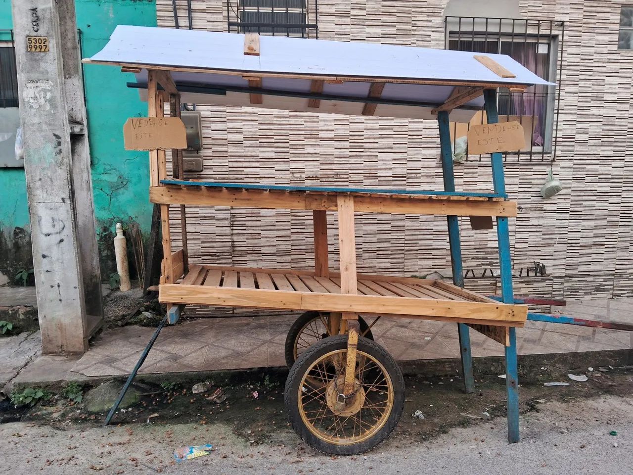 Carro para venda de frutas e legumes - Foto 4