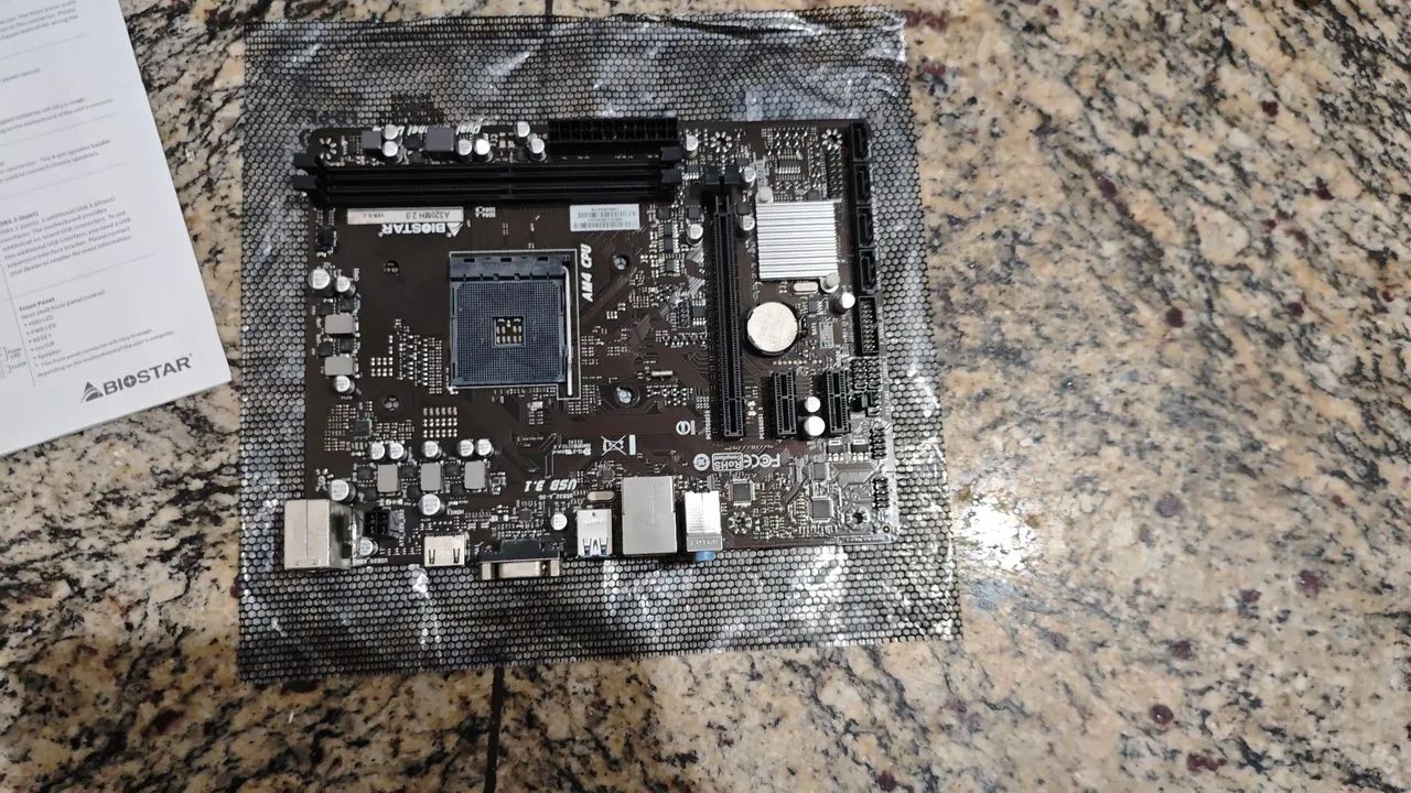 Placa Mãe BIOSTAR A320mh 2.0  - Foto 3