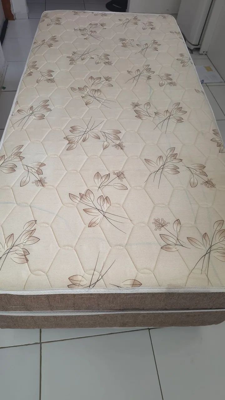 Cama box solteiro molas ensacadas  - Foto 3