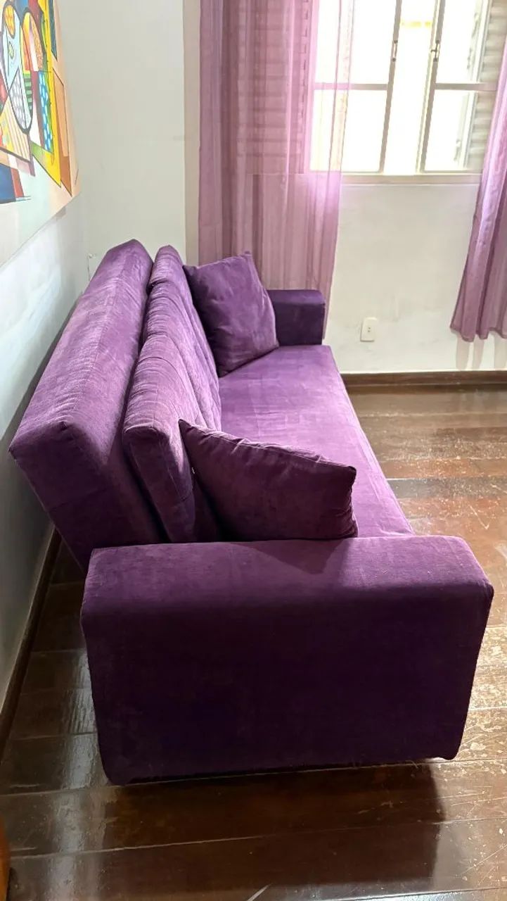 Sofa Cama Retrátil de 3 lugares - Foto 2