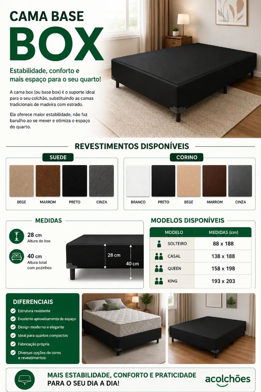 Box Casal Reforçado - Duo Big - Foto 2