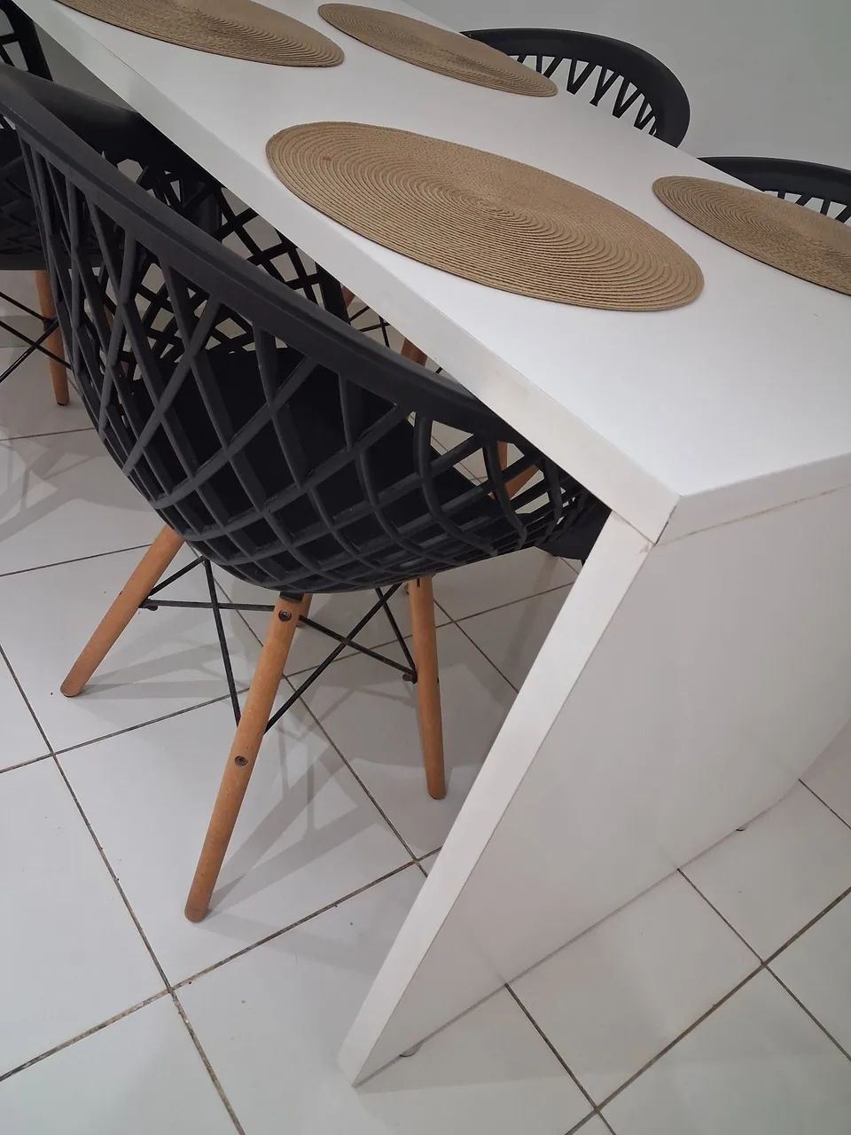 Mesa branca  em MDF  - Foto 3