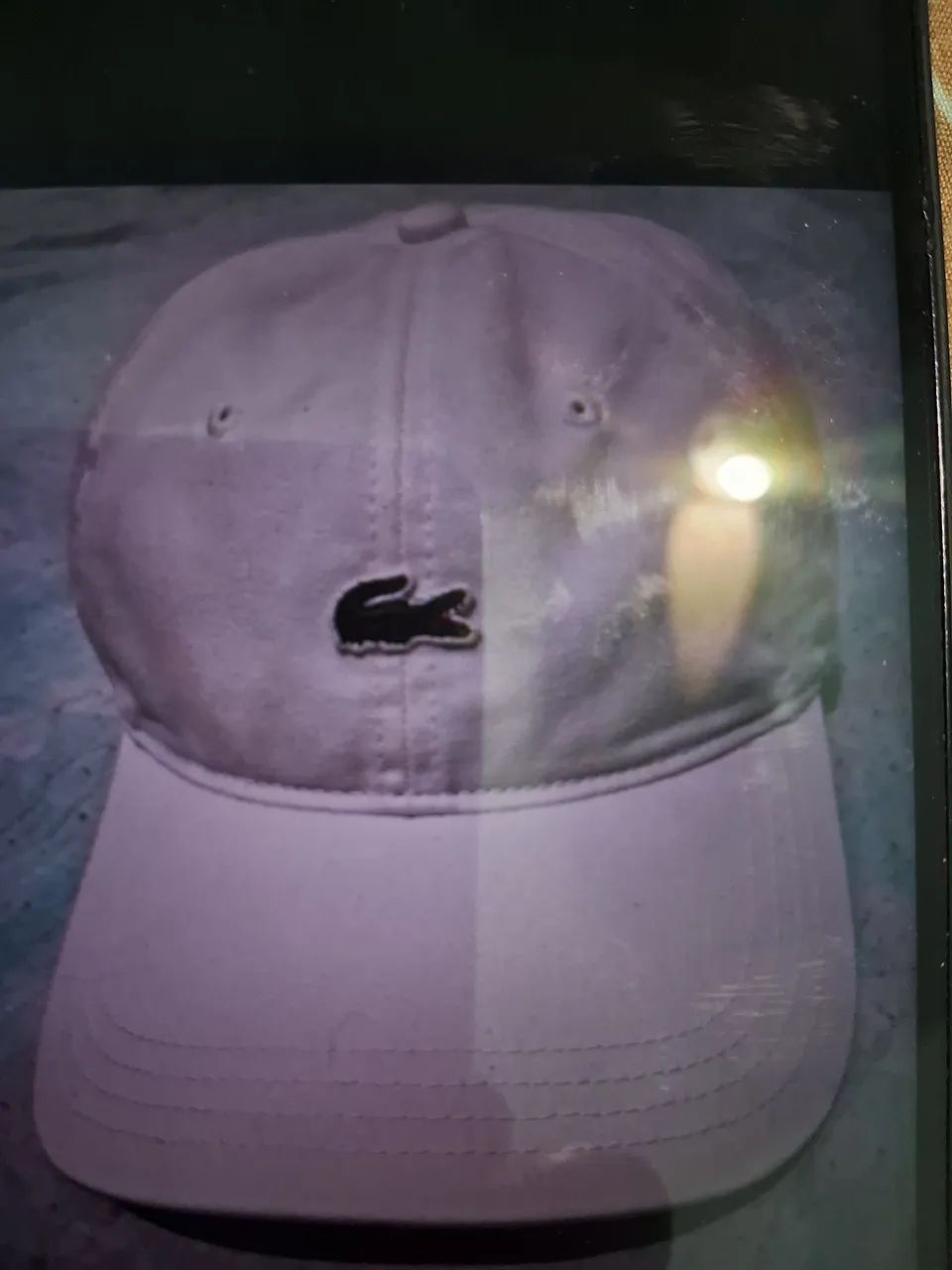 Boné Lacoste branco  - Foto 4
