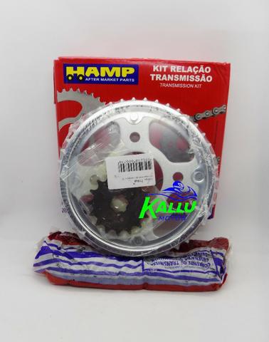 Kit transmissão moto nxr 160 bros completo original honda