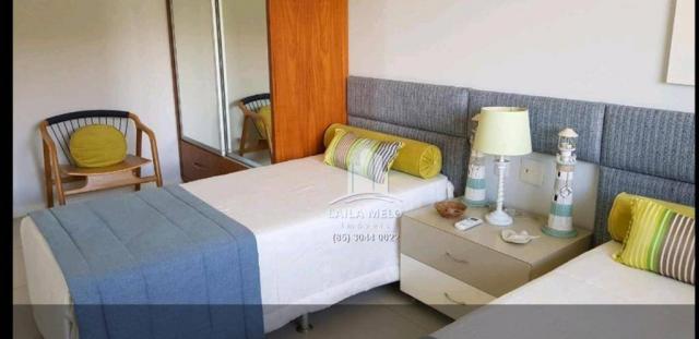 Apartamento mandara kauai,128 m2,3 suites,mobiliado,porto das dunas - Foto 11