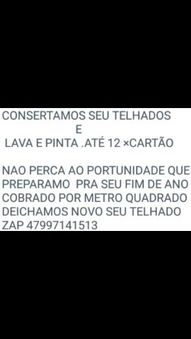 Conserta se seu telhado até 12 no cartao *