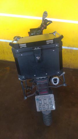 Baú Roncar 35L Preto XRE 190 C/Suporte - Foto 2