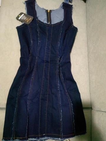 vestido jeans lycra