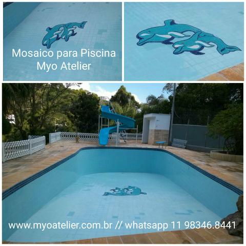 Golfinho para Piscina, fundo de piscina, piscina, polvo, raia, mosaico, desenho piscina