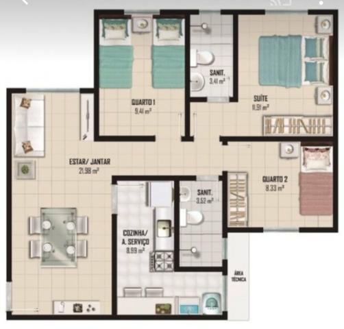 3 quartos com suíte Boa Vista - Foto 6