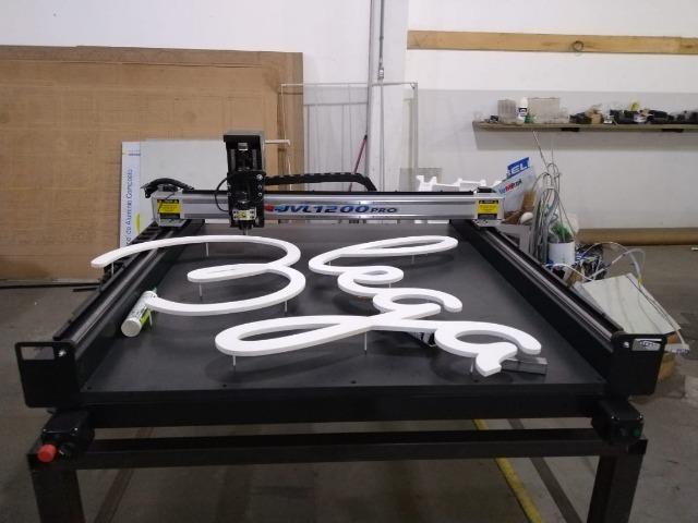 Router JVL 1200pro 1220 x 1450mm mesa Pronta entrega - Foto 2