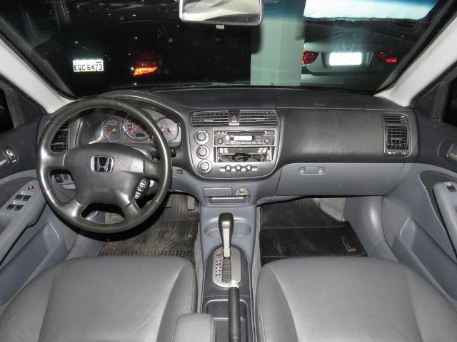 Honda Civic 1.7 EX 16v 4p Automático Blindagem III-A Completo C/ Couro - Foto 8