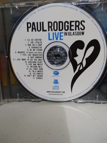 Cd Paul Rodgers, ex vocal Bad Company 