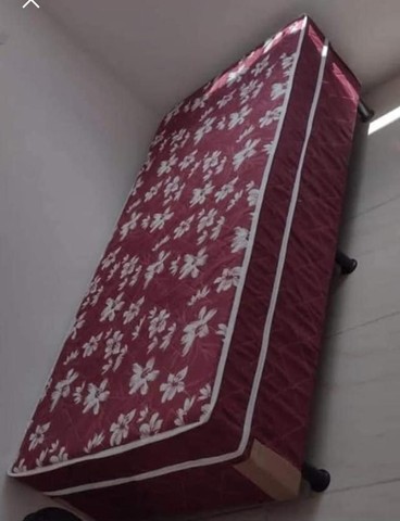 Cama box solteirão  de fábrica 64363873545475122