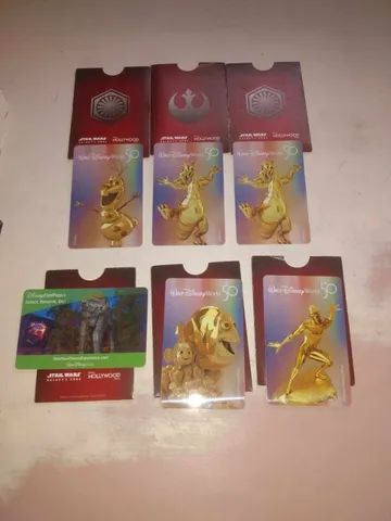 6 Cards Ticket Usados para coleção Cards 50 anos Disney - Foto 3