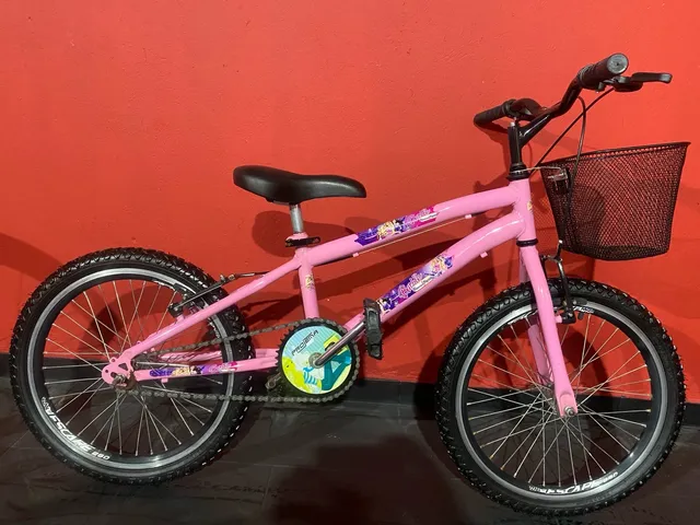 Bicicleta Status Belíssima Aro 20 1V V-Brake Rosa Barbie