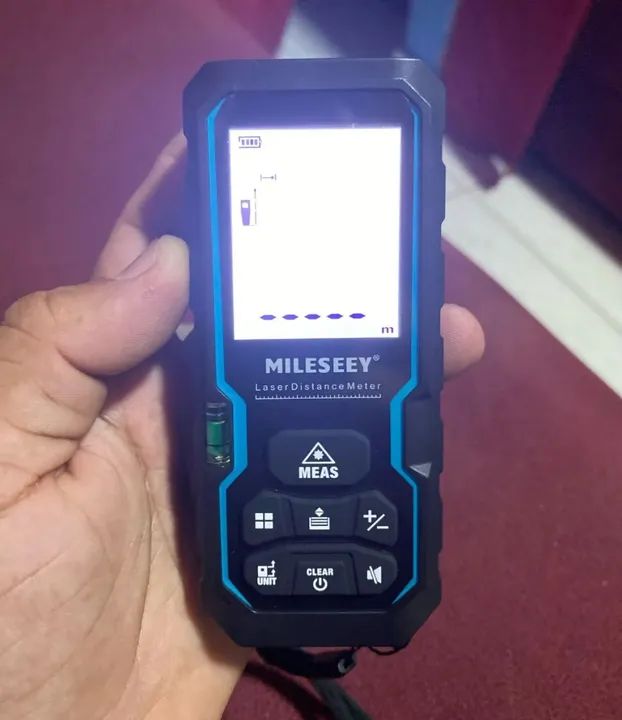 Trena a laser Mileseey S6 40 metros - Foto 3