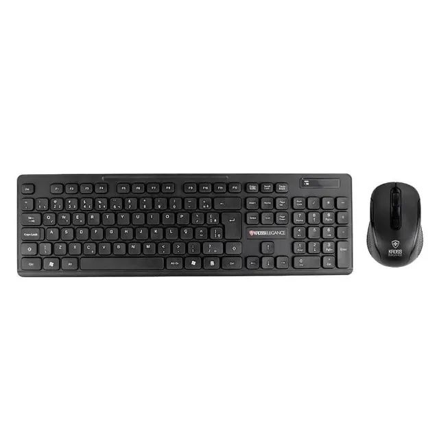 Kit Teclado e Mouse USB, Sem Fio, Combo Kross Elegance - Loja Coimbra Computadores Entrega64363331933699120