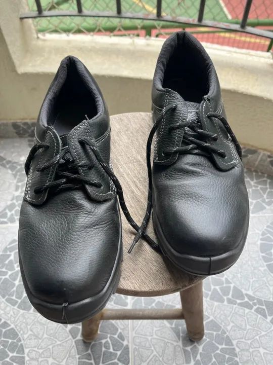 Sapato de Segurança Preto com Bico de Aço - 41