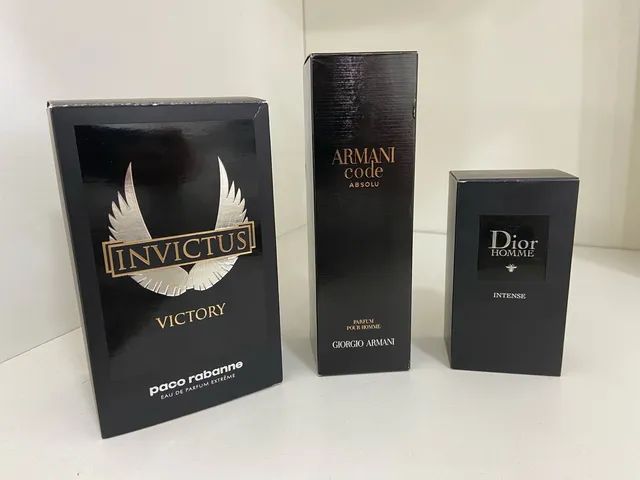 Invictus Victory Armani Code e Dior Homme Intense Beleza e