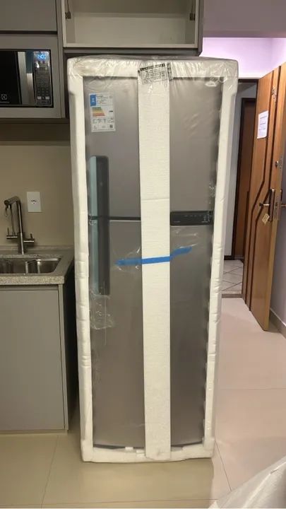 GELADEIRA BRASTEMP 375 LITROS FOSS FREE INOX