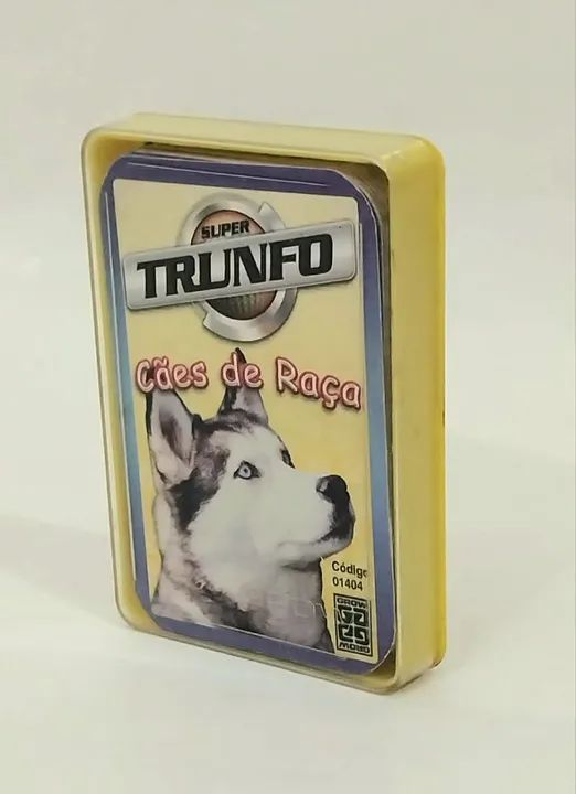 Jogo de cartas "SUPER TRUNFO"  GROW. CÃES DE RAÇA  Código 01404  
