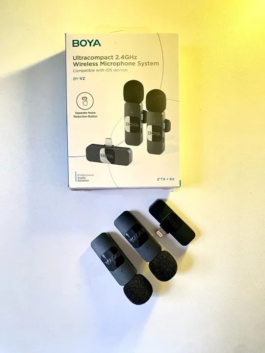 Vendo Microfone Boya Lapela para celular - Imperdível  - Foto 2