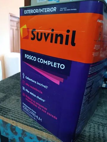 Tinta Suvinil Fosco Completo 18 litros Areia Fosco  - Foto 6
