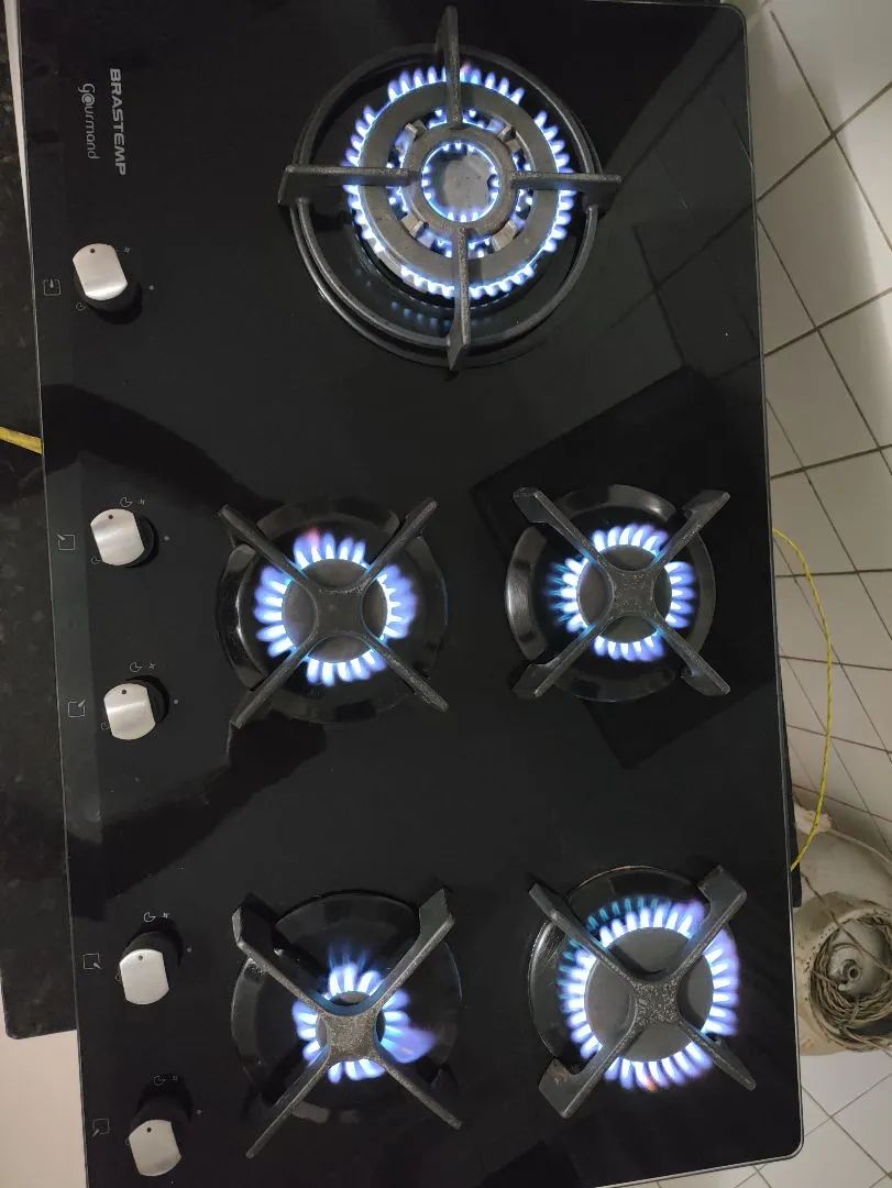 Cooktop Brastemp Gourmand 5 Bocas Usado Fogões e Fornos Cruzeiro