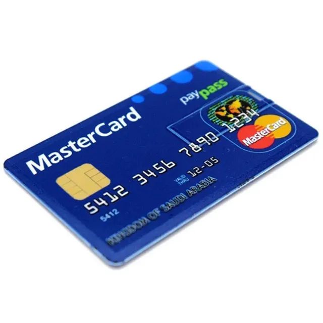 Pendrive 64GB Tipo Cartão de Credito USB Flash, Memory Stick, USB 2.0  - Foto 3