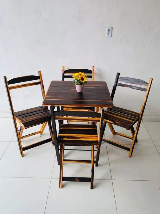 Conjunto dobrável 70x70 - Foto 2