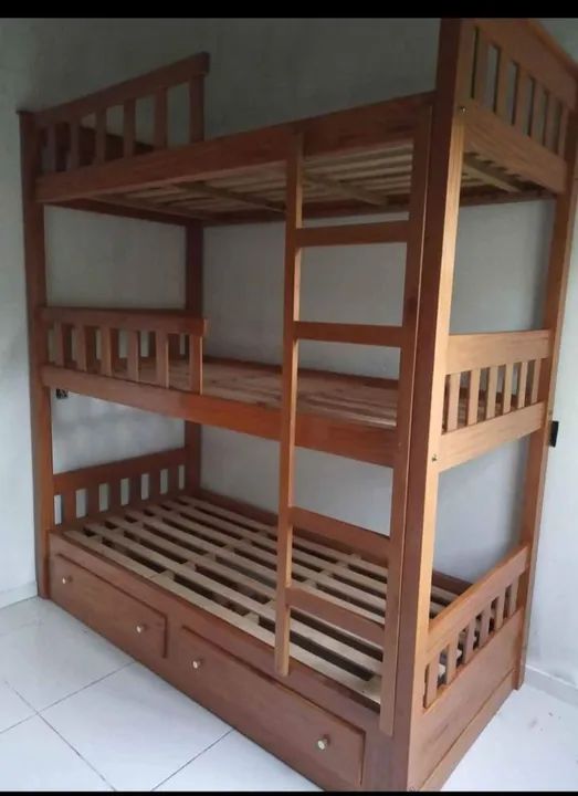 Triliche solteiro com gavetas 