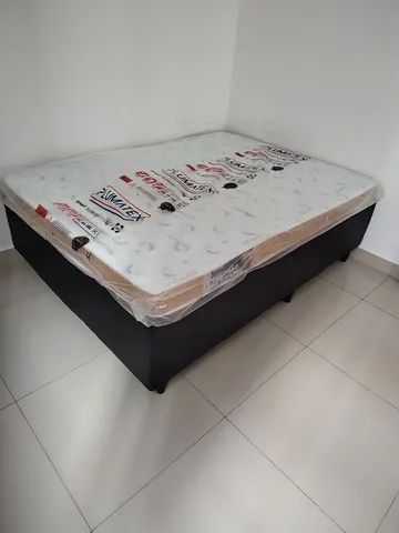 Cama casal base mais colchão entrega grátis 