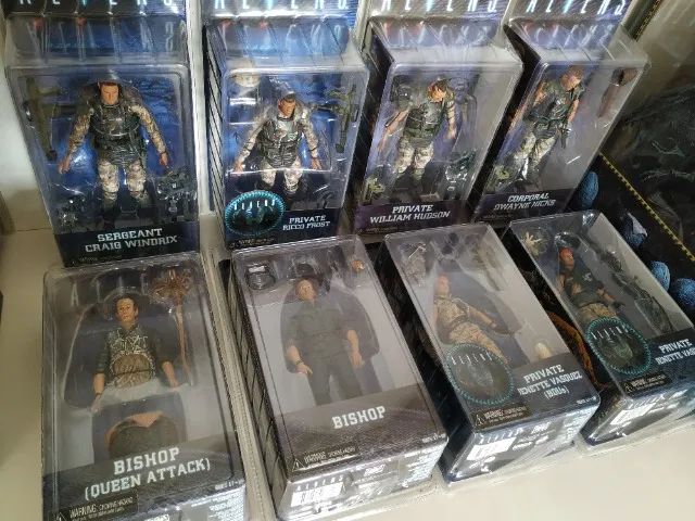 Coleção Aliens Neca 8º Passageiro O Resgate Alien 3 Xenomorph Warrior Big Chap Ripley - Foto 3