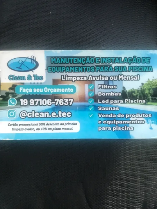 Piscinas (Vinaolx) manutenção e limpeza avulsa ou mensal